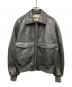 NKNIT（ンニット）の古着「synthetic leather padded short jacket」｜ブラック