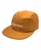 SUPREME×BUCOLシュプリーム×）の古着「RAW SILK CAMP CAP」｜オレンジ
