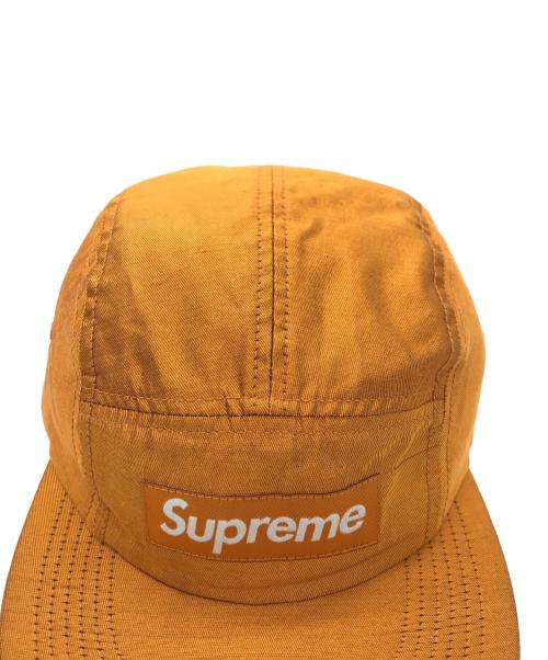 SUPREME（シュプリーム）Supreme (シュプリーム) BUCOL RAW SILK CAMP CAP オレンジの古着・服飾アイテム