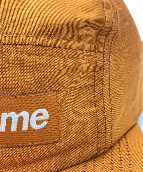 SUPREME（シュプリーム）Supreme (シュプリーム) BUCOL RAW SILK CAMP CAP オレンジの古着・服飾アイテム