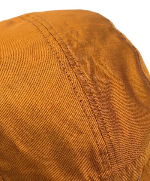 SUPREME（シュプリーム）Supreme (シュプリーム) BUCOL RAW SILK CAMP CAP オレンジの古着・服飾アイテム
