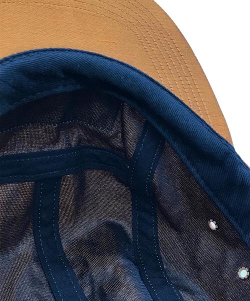 SUPREME（シュプリーム）Supreme (シュプリーム) BUCOL RAW SILK CAMP CAP オレンジの古着・服飾アイテム