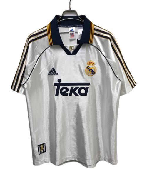 adidas（アディダス）adidas (アディダス) レアル・マドリード 99/00 ホームユニフォーム ネイビー サイズ:Lの古着・服飾アイテム