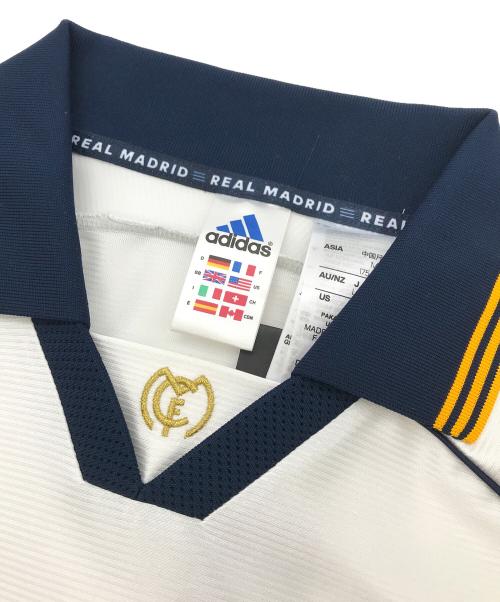 adidas（アディダス）adidas (アディダス) レアル・マドリード 99/00 ホームユニフォーム ネイビー サイズ:Lの古着・服飾アイテム