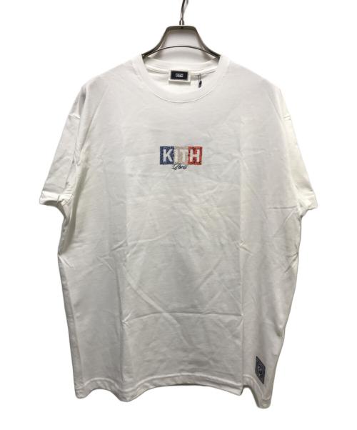 KITH（キス）KITH (キス) KITH Paris Logo Tee/キス パリロゴ シャツ ホワイト サイズ:Mの古着・服飾アイテム