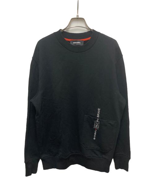 DIESEL（ディーゼル）DIESEL (ディーゼル) Only the Brave スウェット ブラック サイズ:XSの古着・服飾アイテム