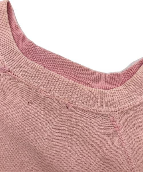 USED（ユーズド）USED (ユーズド) 半袖スウェット ピンク サイズ:不明(実寸参照）の古着・服飾アイテム