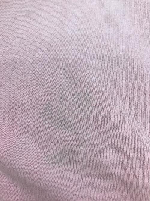 USED（ユーズド）USED (ユーズド) 半袖スウェット ピンク サイズ:不明(実寸参照）の古着・服飾アイテム