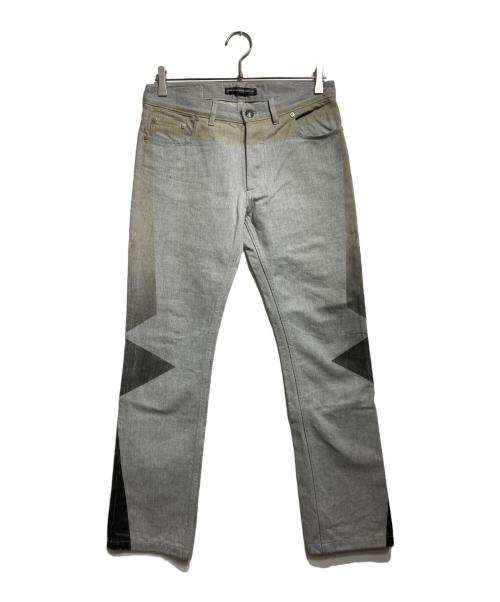 BALENCIAGA（バレンシアガ）BALENCIAGA (バレンシアガ) コーティング加工デニムパンツ グレー サイズ:28の古着・服飾アイテム