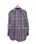 RALPH LAUREN (ラルフローレン) シアーサッカーボタンダウンシャツ レッド×ブルー サイズ:M：9000円