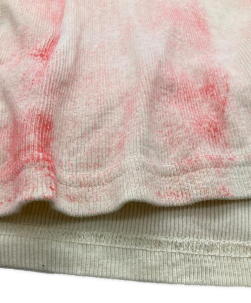 NKGW（エヌケージーダブリュー）NKGW (エヌケージーダブリュー) COATING NOTCH SLEEVE POLO SHIRT ベージュ サイズ:FREEの古着・服飾アイテム