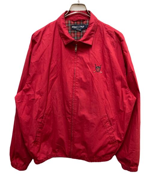 POLO GOLF（ポロ ゴルフ）POLO GOLF (ポロ ゴルフ) スイングトップ レッド サイズ:Lの古着・服飾アイテム