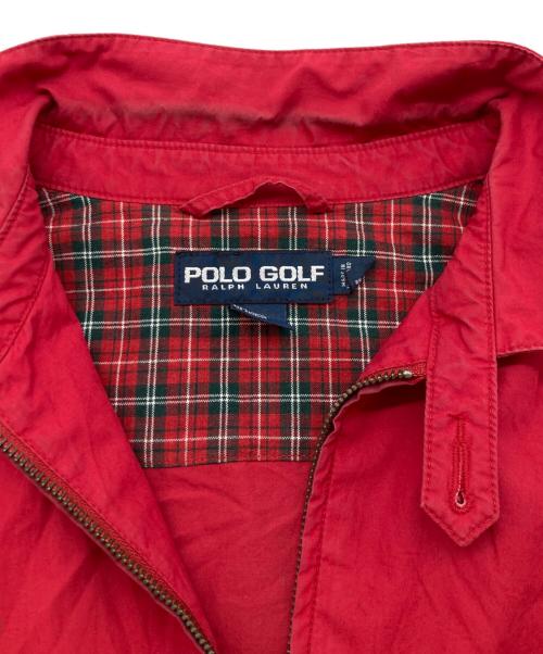 POLO GOLF（ポロ ゴルフ）POLO GOLF (ポロ ゴルフ) スイングトップ レッド サイズ:Lの古着・服飾アイテム