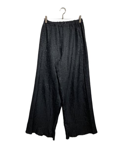 ISSEY MIYAKE（イッセイミヤケ）ISSEY MIYAKE (イッセイミヤケ) プリーツパンツ/Pleated pants ブラック サイズ:3の古着・服飾アイテム
