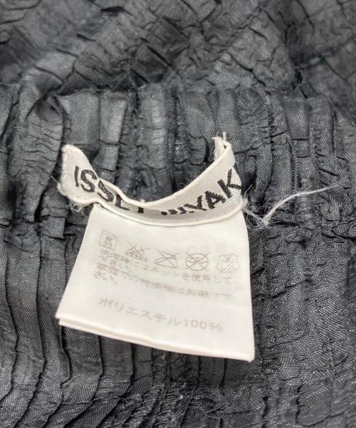 ISSEY MIYAKE（イッセイミヤケ）ISSEY MIYAKE (イッセイミヤケ) プリーツパンツ/Pleated pants ブラック サイズ:3の古着・服飾アイテム