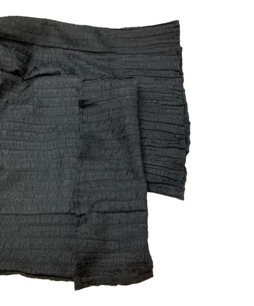ISSEY MIYAKE（イッセイミヤケ）ISSEY MIYAKE (イッセイミヤケ) プリーツパンツ/Pleated pants ブラック サイズ:3の古着・服飾アイテム
