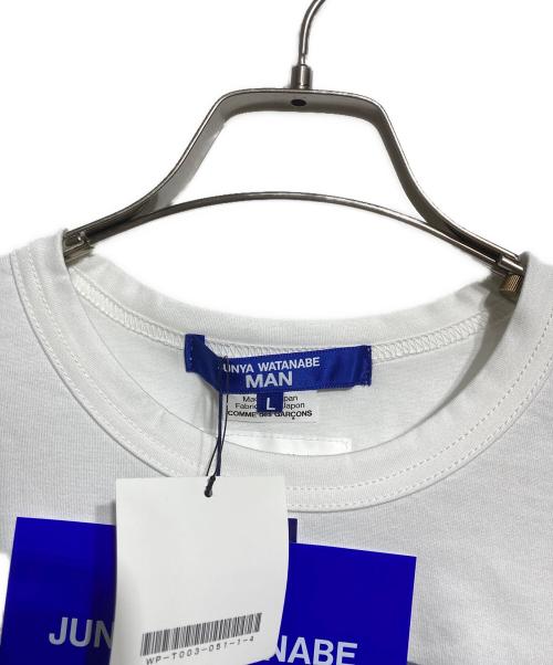 JUNYA WATANABE MAN（ジュンヤワタナベマン）JUNYA WATANABE MAN (ジュンヤワタナベマン) CONTAINER 4 TEE ホワイト サイズ:L 未使用品の古着・服飾アイテム