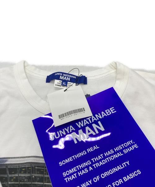 COMME des GARCONS JUNYA WATANABE MAN（コム デ ギャルソン ジュンヤ ワタナベ マン）COMME des GARCONS JUNYA WATANABE MAN (コム デ ギャルソン ジュンヤ ワタナベ マン) CONTAINER 4 TEE ホワイト サイズ:XLの古着・服飾アイテム