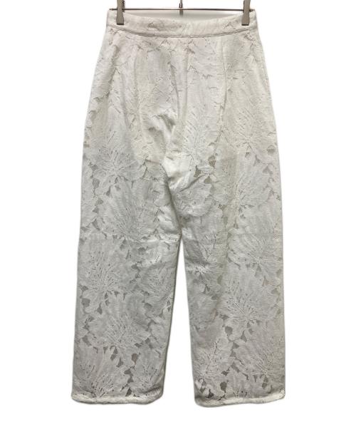 cygne（シーニュ）cygne (シーニュ) レースパンツ ホワイト サイズ:1 未使用品の古着・服飾アイテム