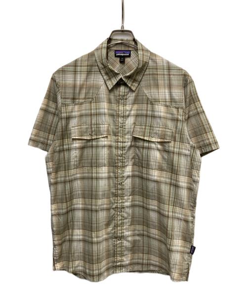 Patagonia（パタゴニア）Patagonia (パタゴニア) ウエスタンシャツ ベージュ サイズ:Mの古着・服飾アイテム