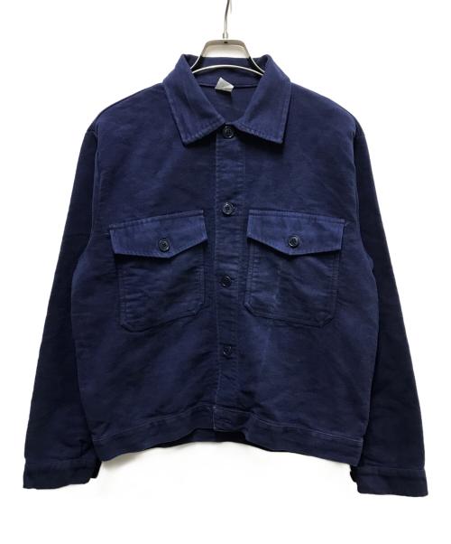 USED（ユーズド）USED (ユーズド) モールスキンジャケット ブルー サイズ:46の古着・服飾アイテム