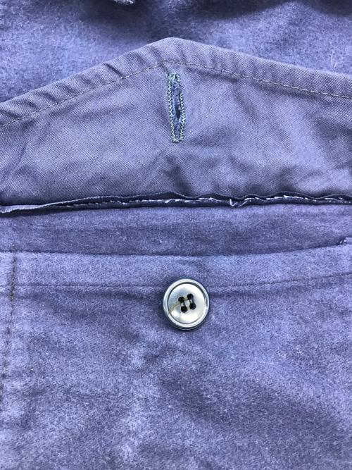 USED（ユーズド）USED (ユーズド) モールスキンジャケット ブルー サイズ:46の古着・服飾アイテム