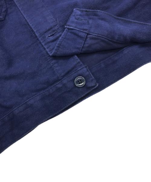 USED（ユーズド）USED (ユーズド) モールスキンジャケット ブルー サイズ:46の古着・服飾アイテム