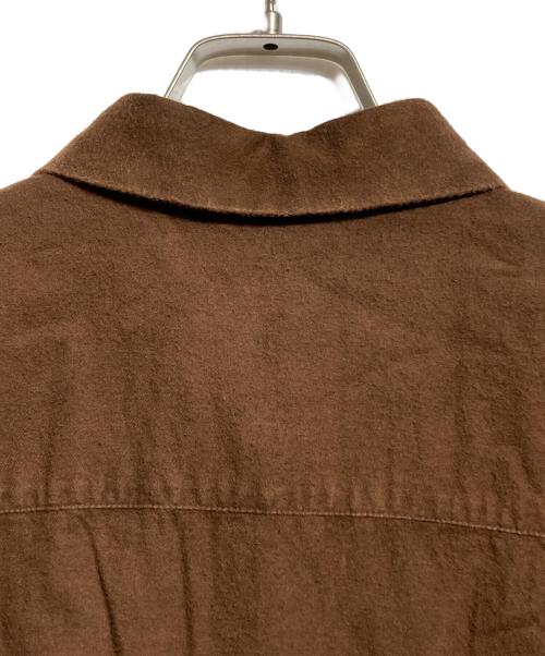ISSEY MIYAKE MEN（イッセイミヤケメン）ISSEY MIYAKE MEN (イッセイミヤケメン) DOROZOME SHIRT/泥染めシャツ ブラウン サイズ:2の古着・服飾アイテム