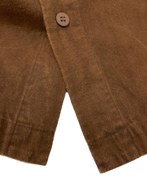 ISSEY MIYAKE MEN（イッセイミヤケメン）ISSEY MIYAKE MEN (イッセイミヤケメン) DOROZOME SHIRT/泥染めシャツ ブラウン サイズ:2の古着・服飾アイテム