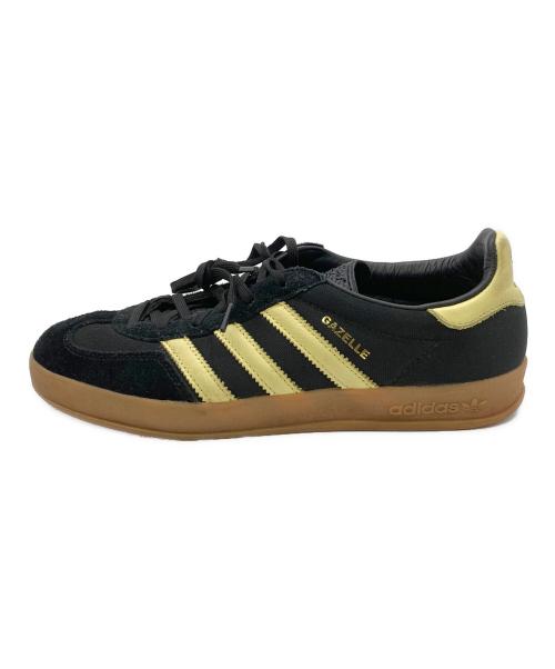 adidas（アディダス）adidas (アディダス) GAZELLE INDOOR lze50 イエロー×ブラック サイズ:	SIZE US7 (25cm)の古着・服飾アイテム