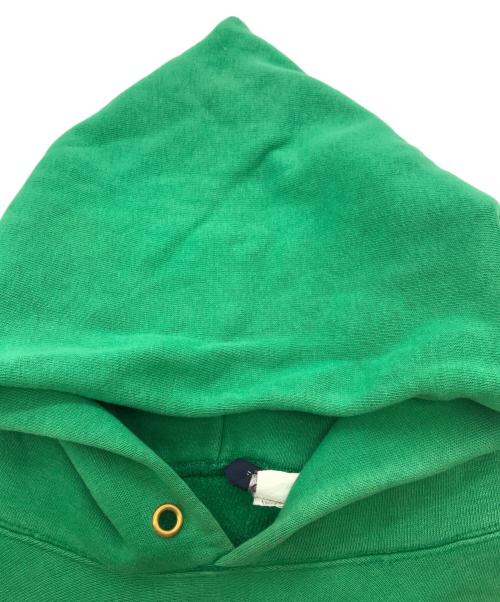 Champion（チャンピオン）Champion (チャンピオン) LAND'S END (ランズエンド) 80s ダブルネーム目無しREVERSE WEAVE グリーン サイズ:不明(実寸参照）の古着・服飾アイテム