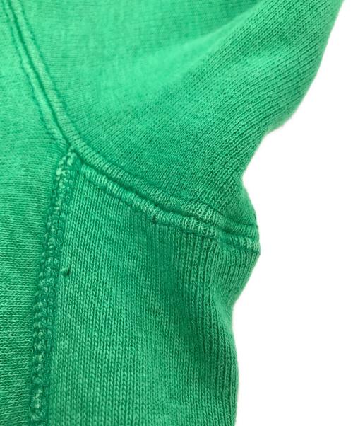 Champion（チャンピオン）Champion (チャンピオン) LAND'S END (ランズエンド) 80s ダブルネーム目無しREVERSE WEAVE グリーン サイズ:不明(実寸参照）の古着・服飾アイテム