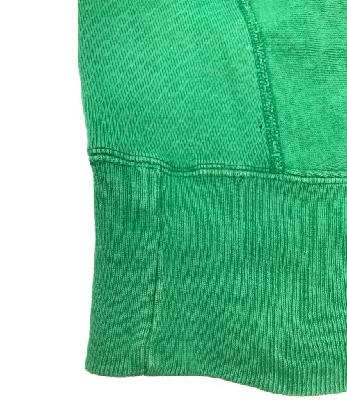 Champion（チャンピオン）Champion (チャンピオン) LAND'S END (ランズエンド) 80s ダブルネーム目無しREVERSE WEAVE グリーン サイズ:不明(実寸参照）の古着・服飾アイテム