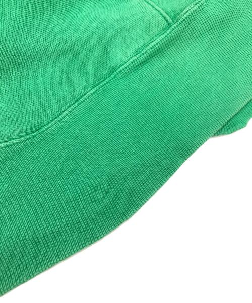 Champion（チャンピオン）Champion (チャンピオン) LAND'S END (ランズエンド) 80s ダブルネーム目無しREVERSE WEAVE グリーン サイズ:不明(実寸参照）の古着・服飾アイテム