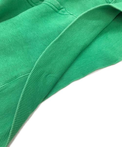 Champion（チャンピオン）Champion (チャンピオン) LAND'S END (ランズエンド) 80s ダブルネーム目無しREVERSE WEAVE グリーン サイズ:不明(実寸参照）の古着・服飾アイテム