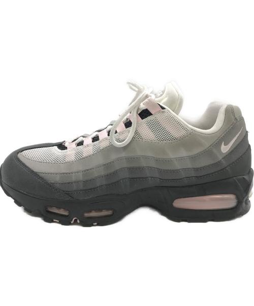 NIKE（ナイキ）NIKE (ナイキ) W AIR MAX 95 OG BLACK/PINK FOAM-WHITE-REFLECT SILVER ピンク×グレー サイズ:	SIZE US11.5（28.5cm）の古着・服飾アイテム