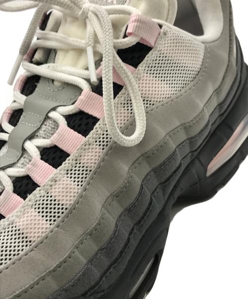 NIKE（ナイキ）NIKE (ナイキ) W AIR MAX 95 OG BLACK/PINK FOAM-WHITE-REFLECT SILVER ピンク×グレー サイズ:	SIZE US11.5（28.5cm）の古着・服飾アイテム