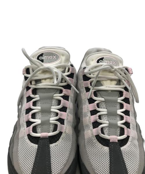 NIKE（ナイキ）NIKE (ナイキ) W AIR MAX 95 OG BLACK/PINK FOAM-WHITE-REFLECT SILVER ピンク×グレー サイズ:	SIZE US11.5（28.5cm）の古着・服飾アイテム