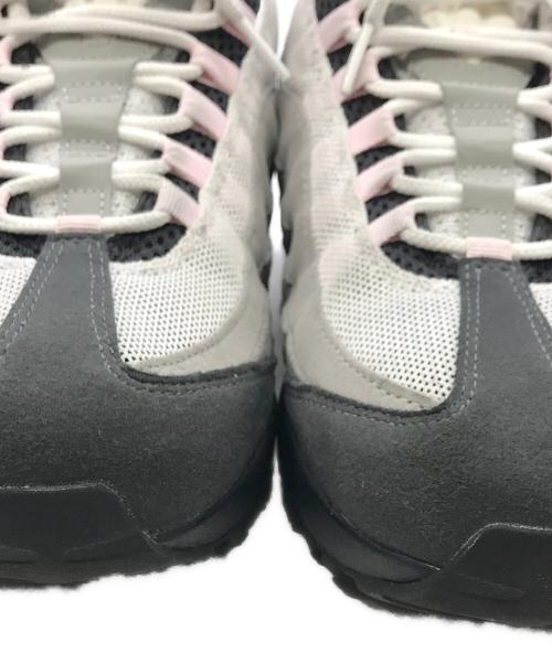 NIKE（ナイキ）NIKE (ナイキ) W AIR MAX 95 OG BLACK/PINK FOAM-WHITE-REFLECT SILVER ピンク×グレー サイズ:	SIZE US11.5（28.5cm）の古着・服飾アイテム