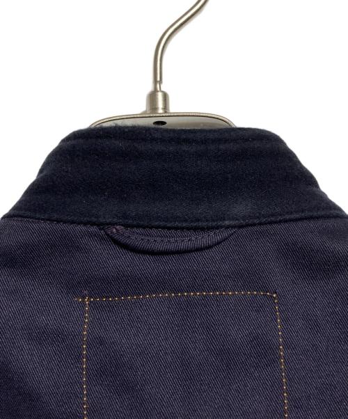 45R（フォーティファイブ・アール）45R (フォーティファイブ・アール) コットンフランネルの908スタンドベスト/Stand-collar vest ネイビー サイズ:3の古着・服飾アイテム
