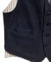 中古・古着 45R (フォーティファイブ・アール) コットンフランネルの908スタンドベスト/Stand-collar vest ネイビー サイズ:3：20000円