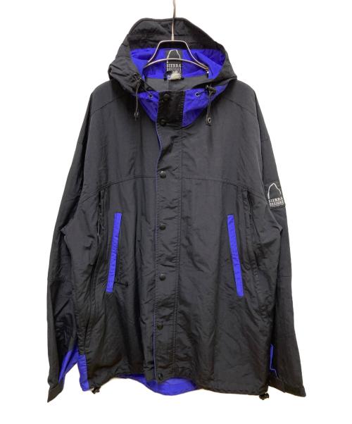 SIERRA DESIGNS（シエラデザインズ）SIERRA DESIGNS (シエラデザインズ) ナイロンマウンテンジャケット ブラック×パープル サイズ:	SIZE Lの古着・服飾アイテム