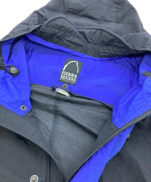 SIERRA DESIGNS（シエラデザインズ）SIERRA DESIGNS (シエラデザインズ) ナイロンマウンテンジャケット ブラック×パープル サイズ:	SIZE Lの古着・服飾アイテム