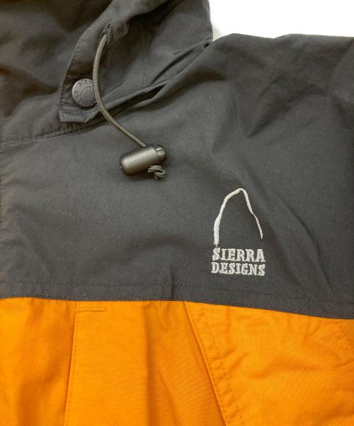 SIERRA DESIGNS（シエラデザインズ）SIERRA DESIGNS (シエラデザインズ) ナイロンマウンテンジャケット ブラック×オレンジ サイズ:Lの古着・服飾アイテム
