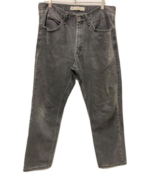 LEE（リー）LEE (リー) REGULAR FITブラックデニムパンツ ブラック サイズ:36の古着・服飾アイテム