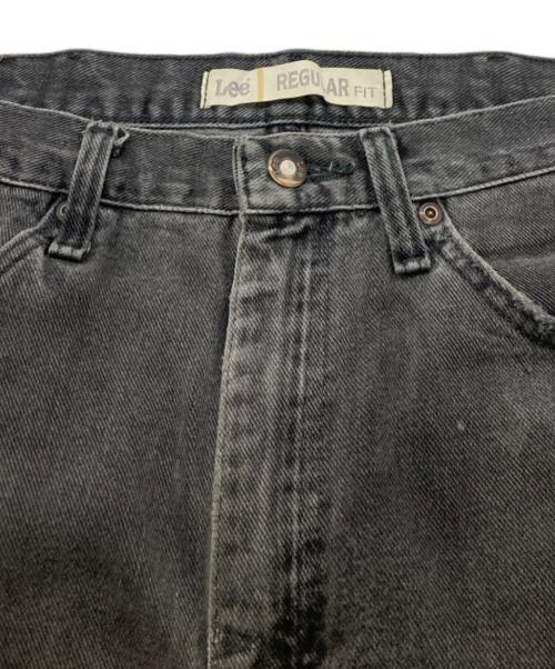 LEE（リー）LEE (リー) REGULAR FITブラックデニムパンツ ブラック サイズ:36の古着・服飾アイテム