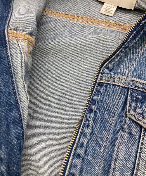Calvin Klein Jeans（カルバンクラインジーンズ）Calvin Klein Jeans (カルバンクラインジーンズ) クロップドデニムジャケット インディゴ サイズ:XSの古着・服飾アイテム