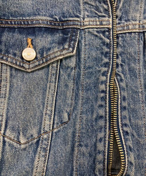 Calvin Klein Jeans（カルバンクラインジーンズ）Calvin Klein Jeans (カルバンクラインジーンズ) クロップドデニムジャケット インディゴ サイズ:XSの古着・服飾アイテム