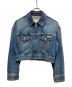 Calvin Klein Jeans（カルバンクラインジーンズ）の古着「クロップドデニムジャケット」｜インディゴ