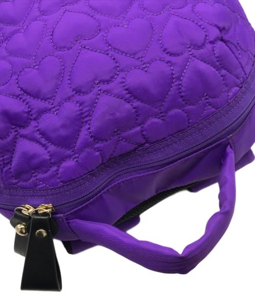 ANNA SUI（アナスイ）ANNA SUI (アナスイ) ハートキルティングリュック パープルの古着・服飾アイテム